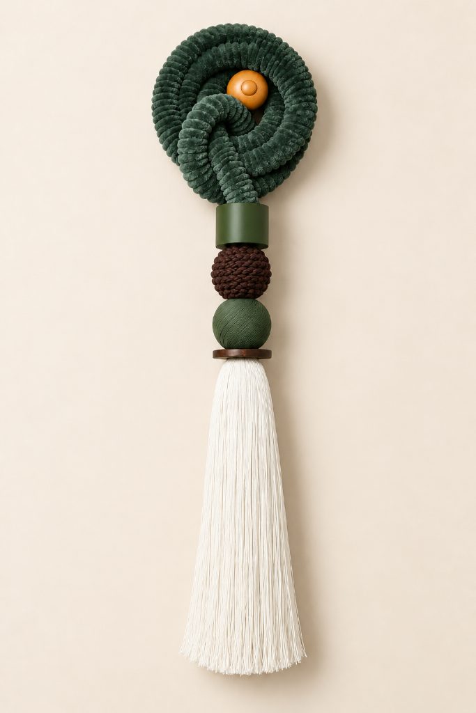 Borla decorativa de terciopelo