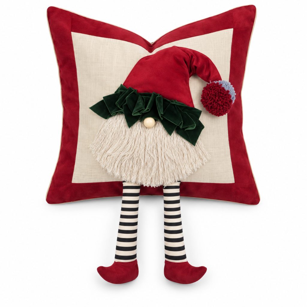 Cojín Gnomo Navideño