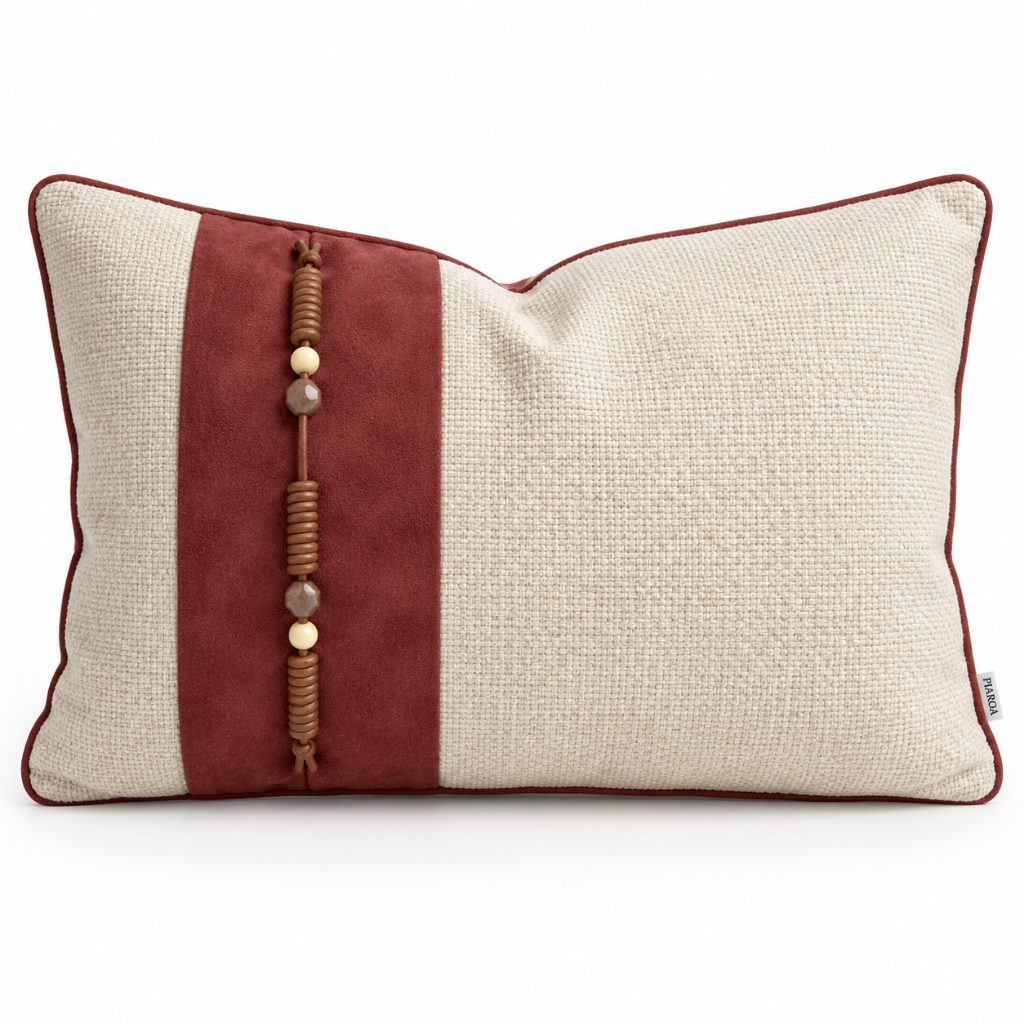 Cojín lumbar cuentas