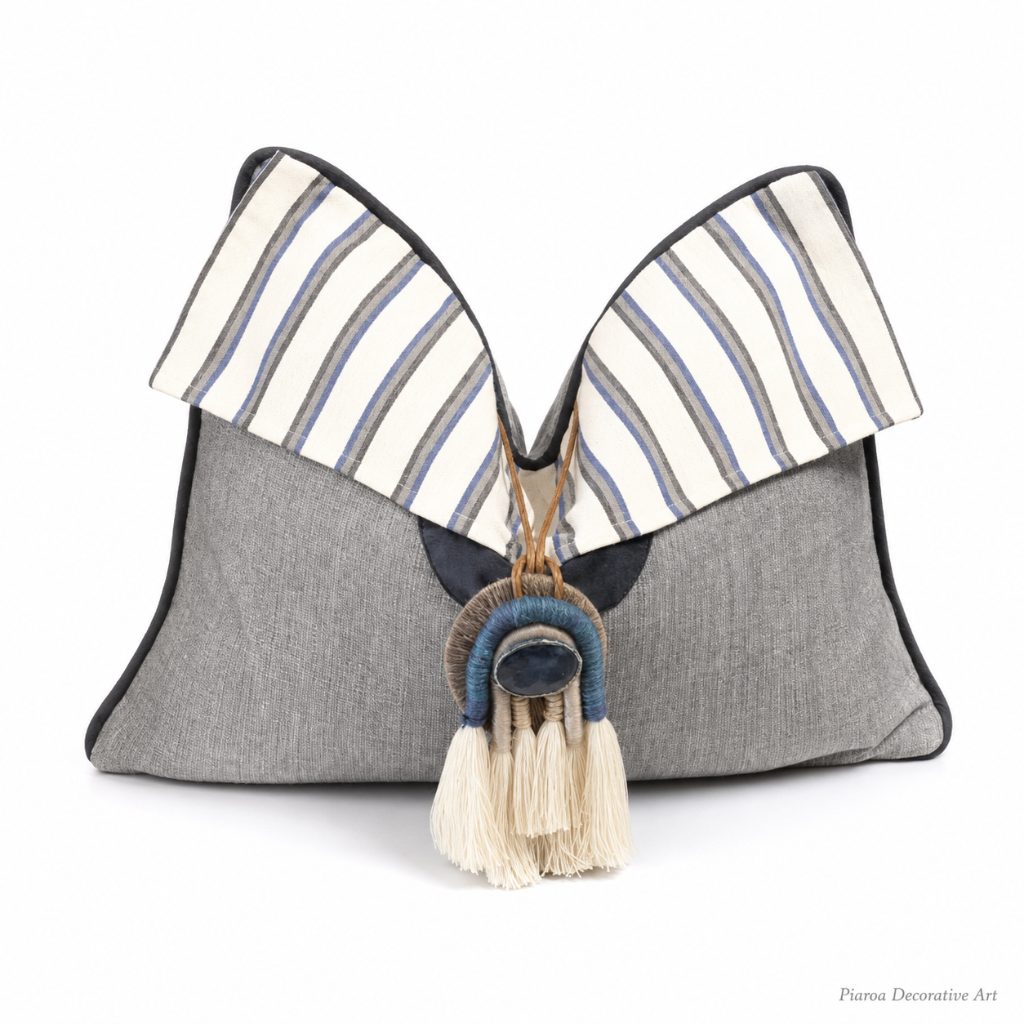 Cojín Signature Rayas Tassel