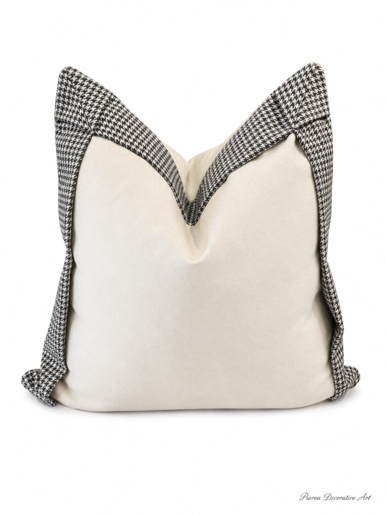 Cojín Bicolor Houndstooth