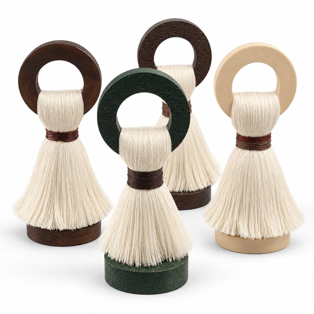 Borlas decorativas con aro