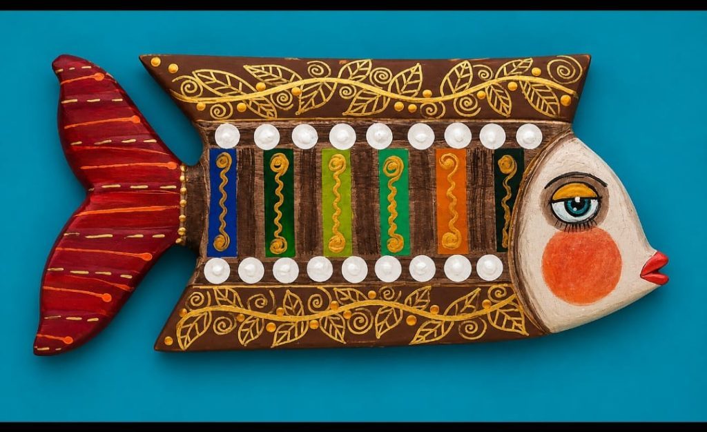 Pez decorativo artesanal