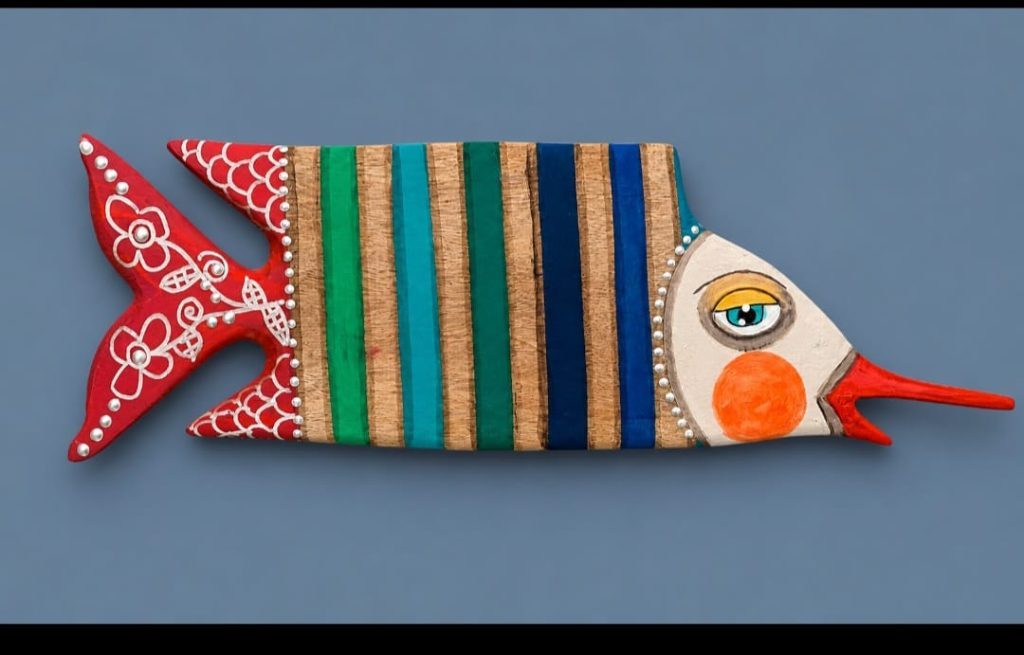 Pez decorativo artesanal