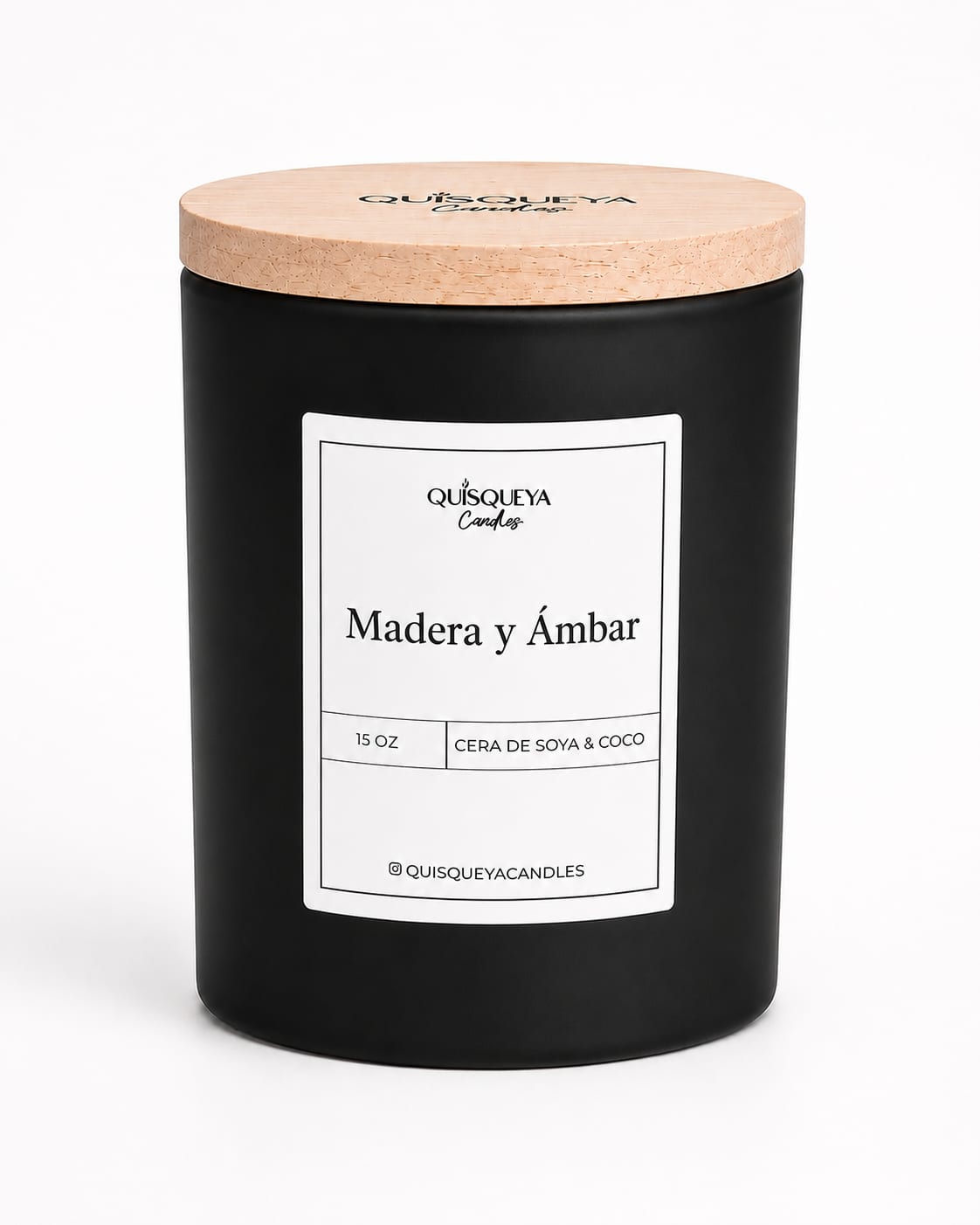 Vela Madera y Ámbar