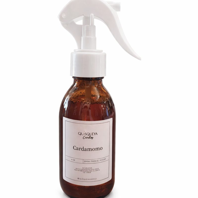 Cardamomo Room Spray — Frasco Ámbar